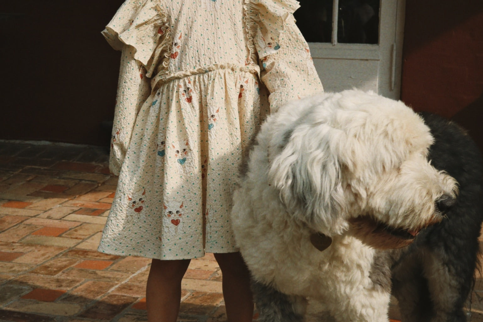 Konges Sløjd A/S WOVEN DRESSES dot miao mist