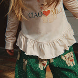 Konges Sløjd A/S WOVEN PANTS dot miao verde