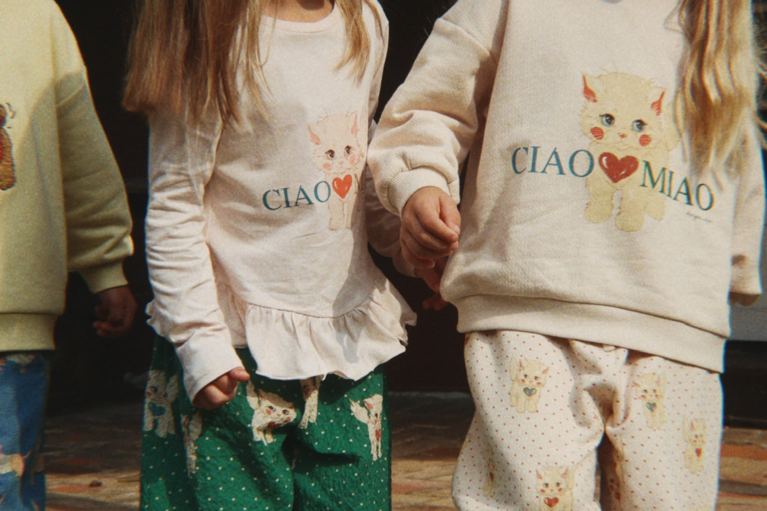 Konges Sløjd A/S WOVEN PANTS dot miao verde