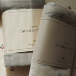 Konges Sløjd A/S MUSLIN CLOTHS swallow