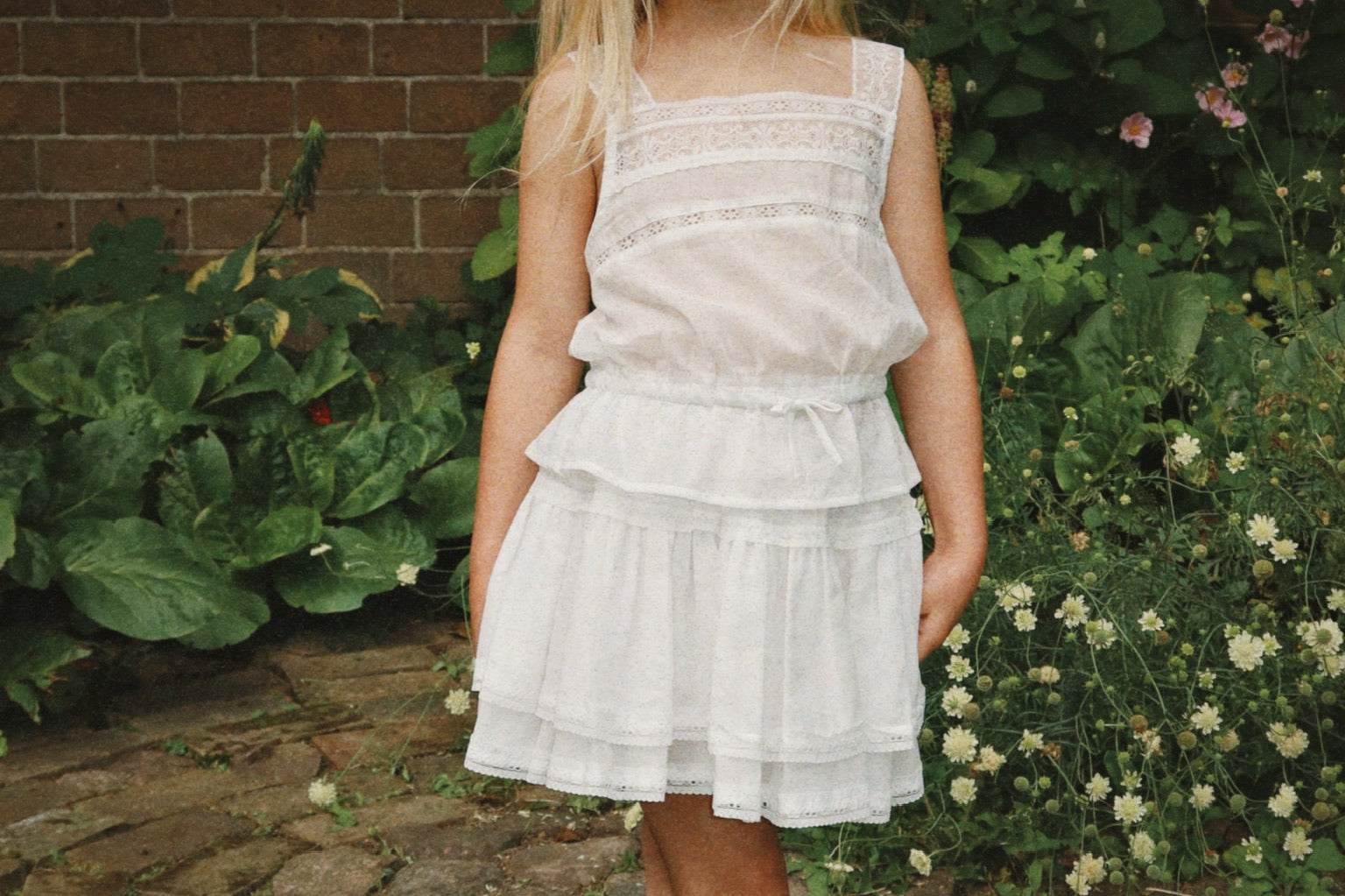 Konges Sløjd A/S WOVEN SHORT SLEEVE SHIRTS optic white