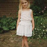 Konges Sløjd A/S WOVEN SHORT SLEEVE SHIRTS optic white