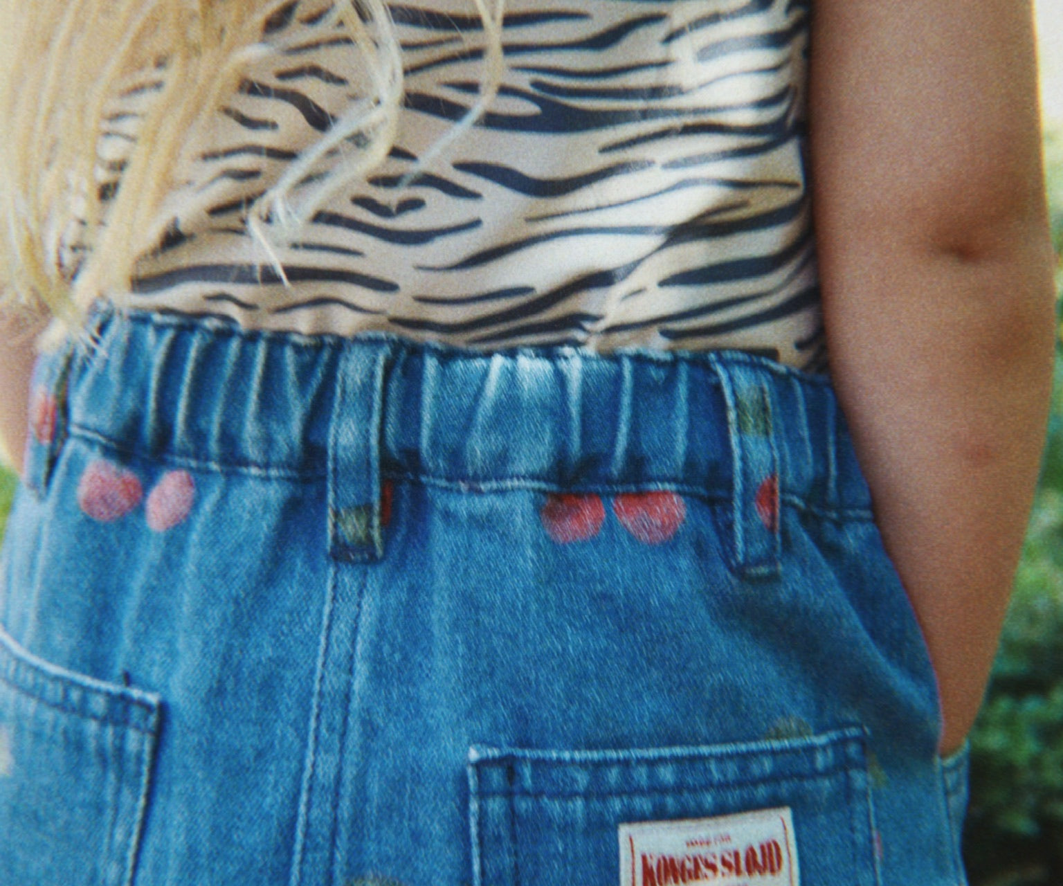 Konges Sløjd A/S WOVEN SKIRTS ma grande cerise denim