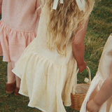 Konges Sløjd A/S WOVEN DRESSES buttercream
