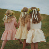 Konges Sløjd A/S WOVEN DRESSES buttercream