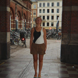 Konges Sløjd A/S WOVEN SHORTS & BLOOMERS pale olive green/ermine