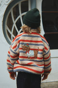 Konges Sløjd A/S TEDDY & FLEECE tangerine stripe