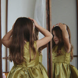 Konges Sløjd A/S WOVEN DRESSES fir green