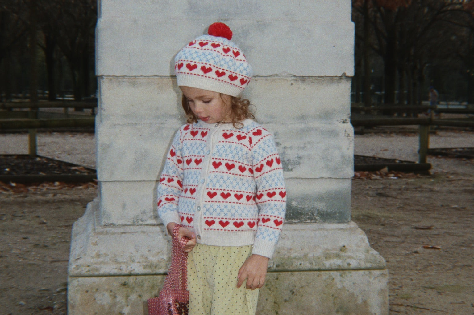 Konges Sløjd A/S WOVEN PANTS dot leek