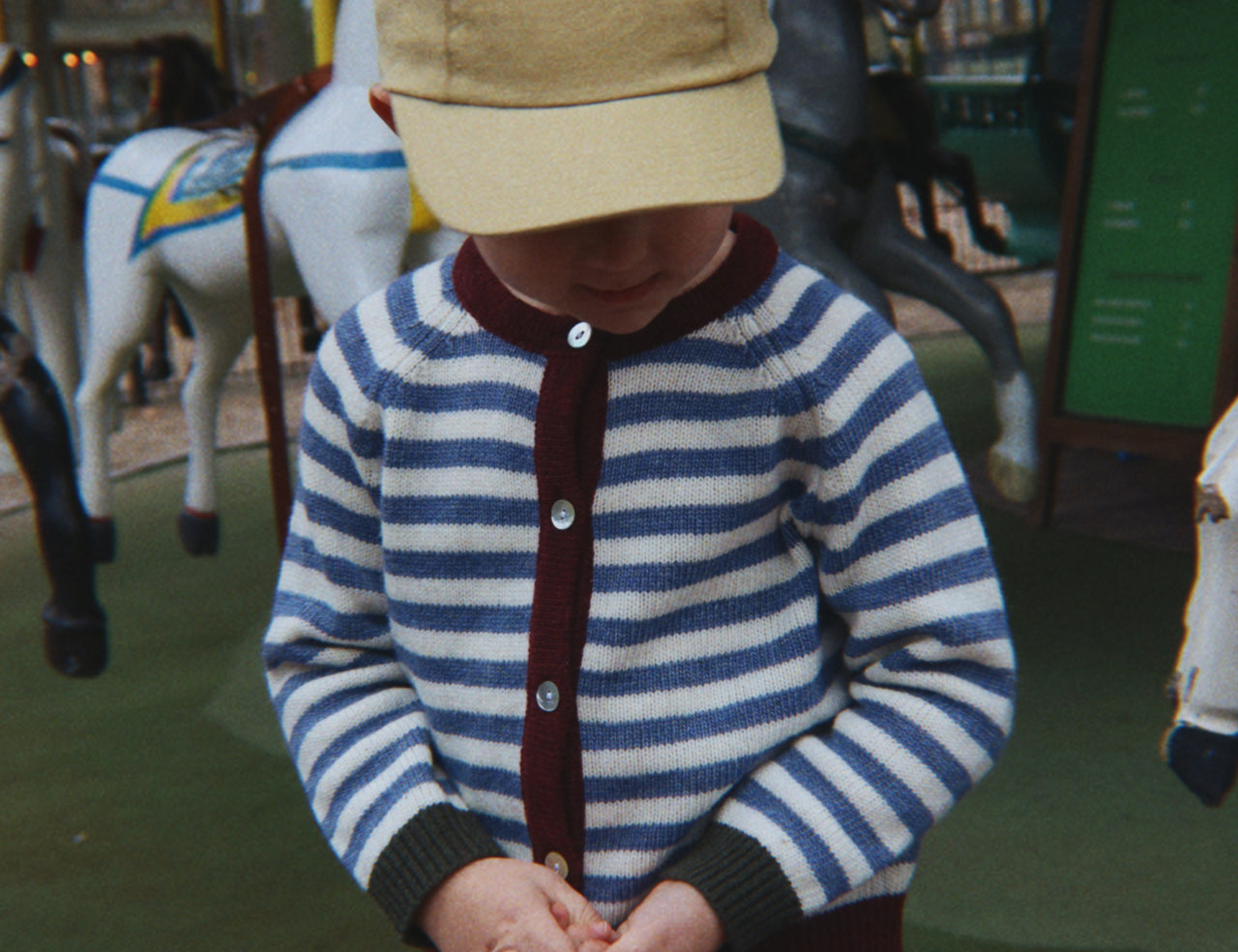 Konges Sløjd A/S KNITTED CARDIGANS autumn stripe