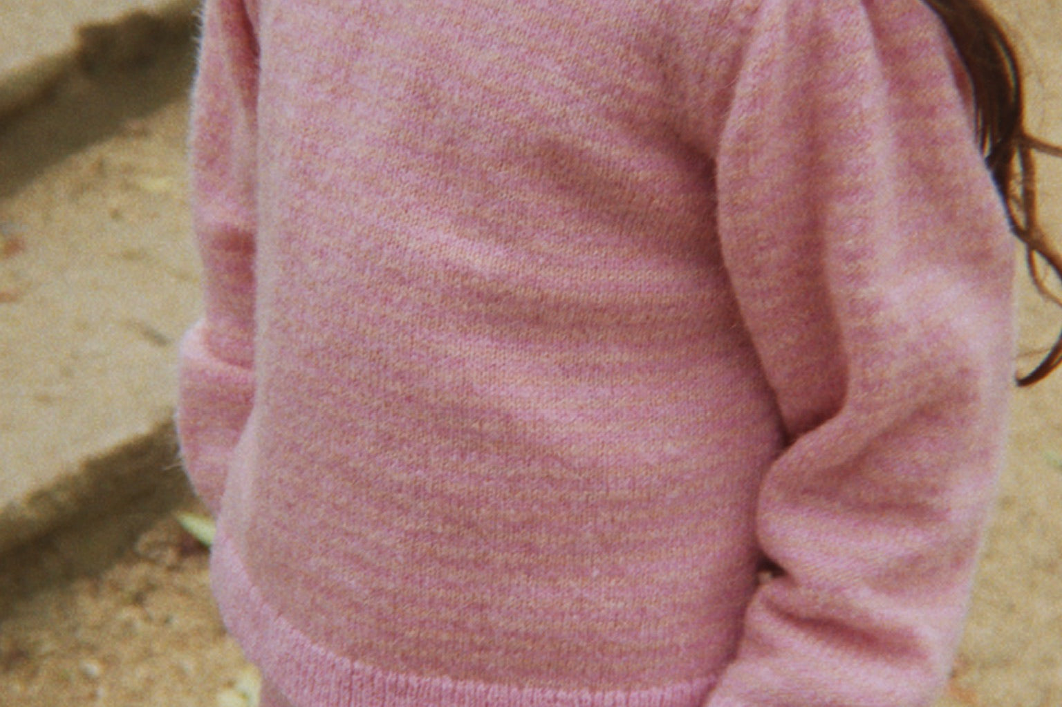 Konges Sløjd A/S KNITTED PANTS purple/pink dolphin