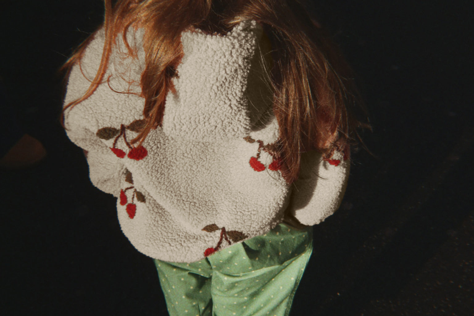 Konges Sløjd A/S TEDDY & FLEECE ma grande cerise