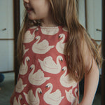 Konges Sløjd A/S WOVEN DRESSES swan rose