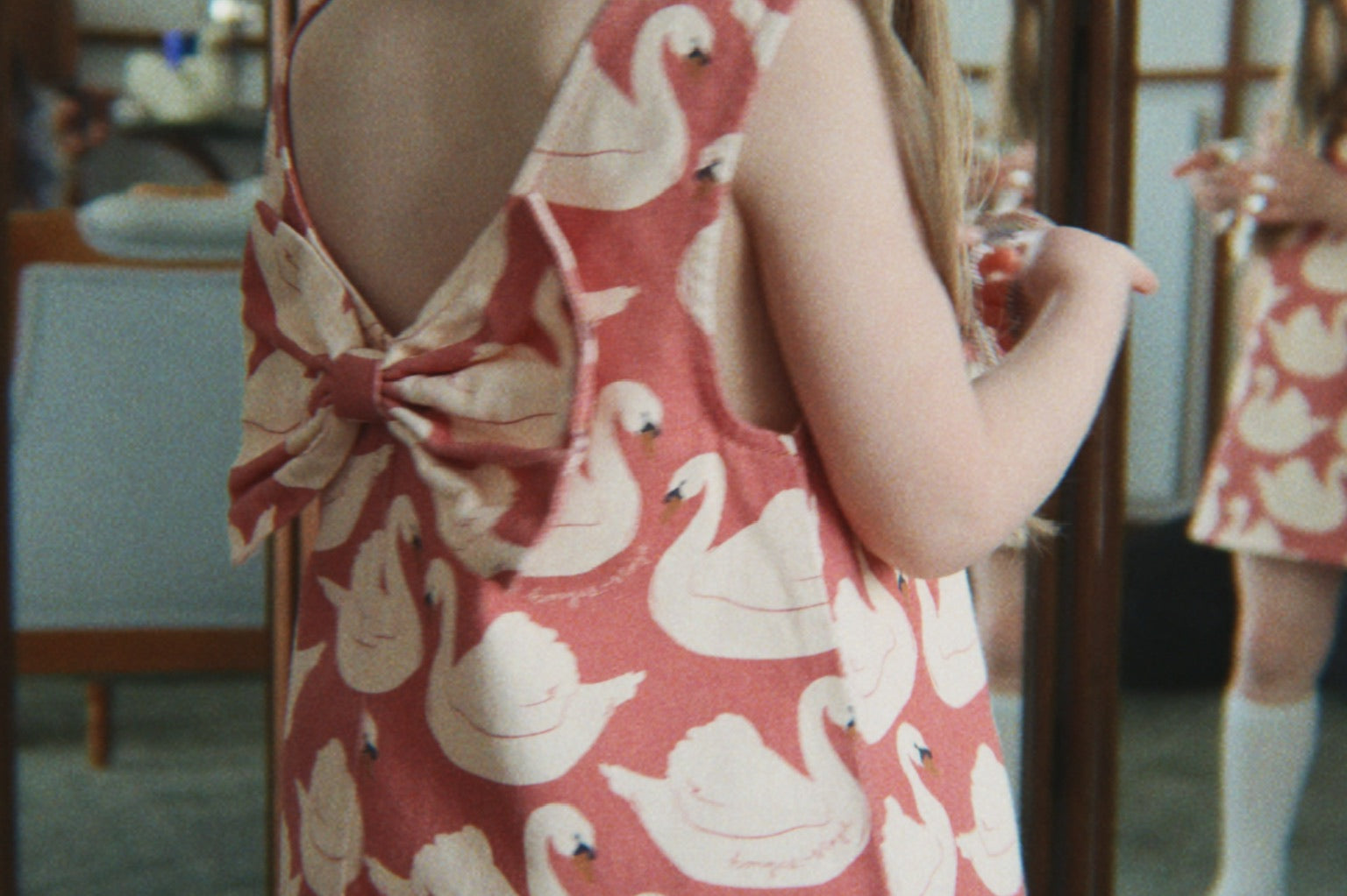 Konges Sløjd A/S WOVEN DRESSES swan rose