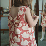 Konges Sløjd A/S WOVEN DRESSES swan rose