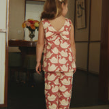 Konges Sløjd A/S WOVEN PANTS swan rose