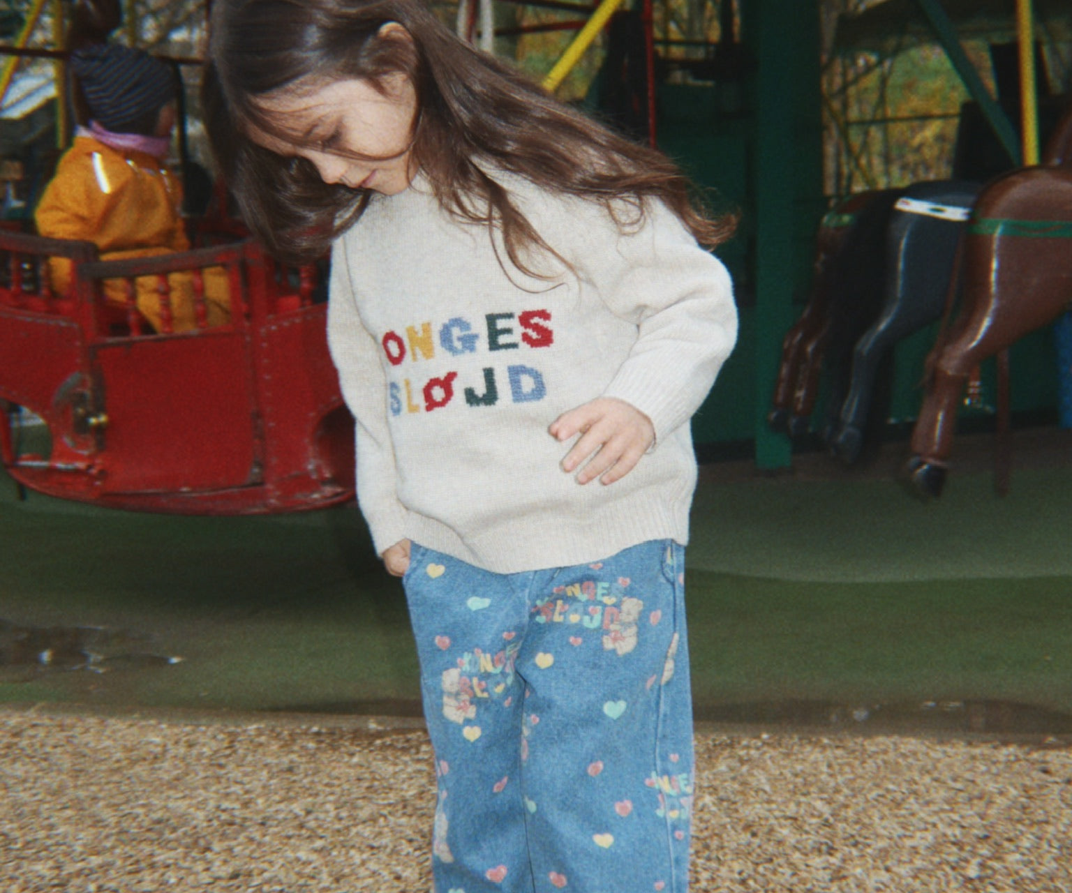 Konges Sløjd A/S WOVEN PANTS teddy coeur