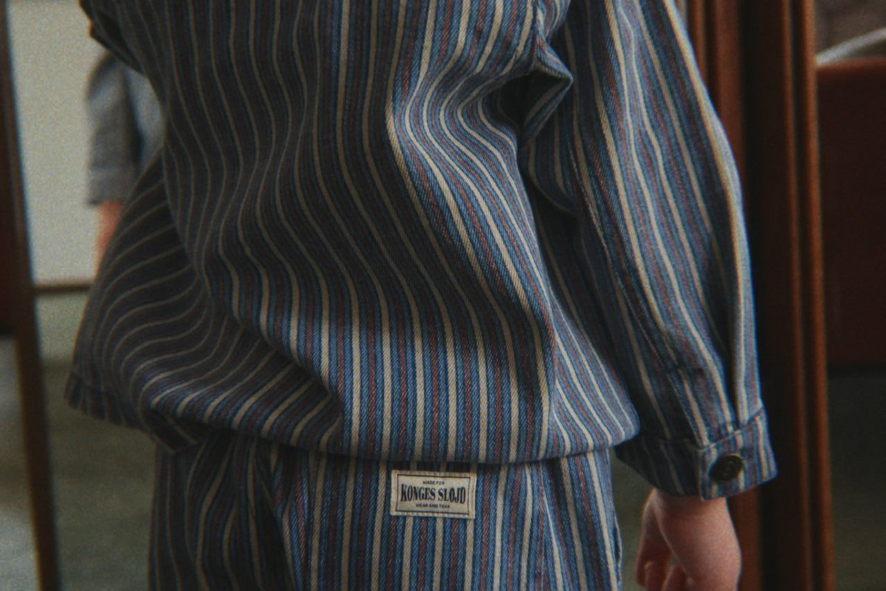 Konges Sløjd A/S WOVEN PANTS tricolore bleu