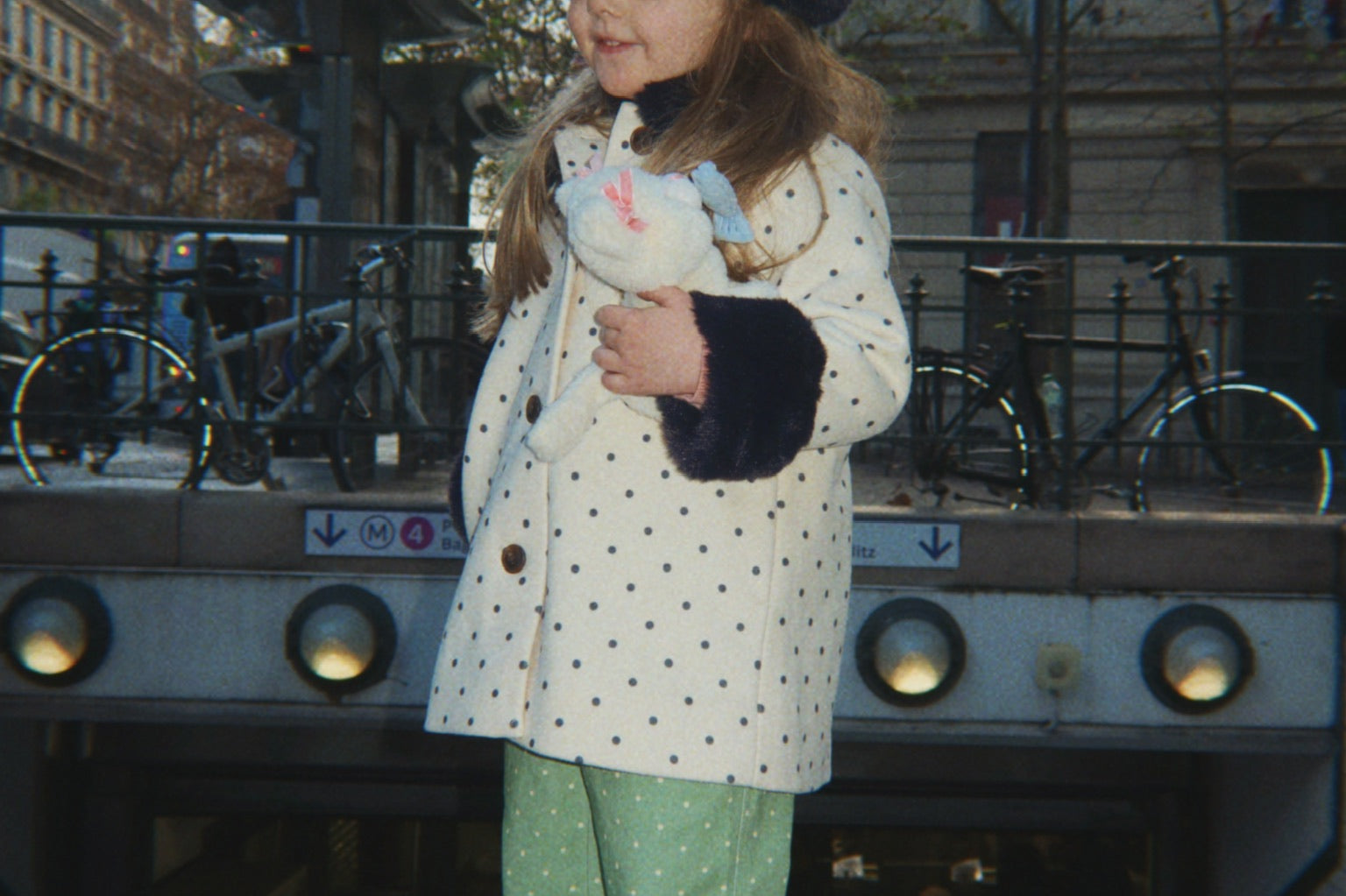 Konges Sløjd A/S WOVEN PANTS dot pistacchi