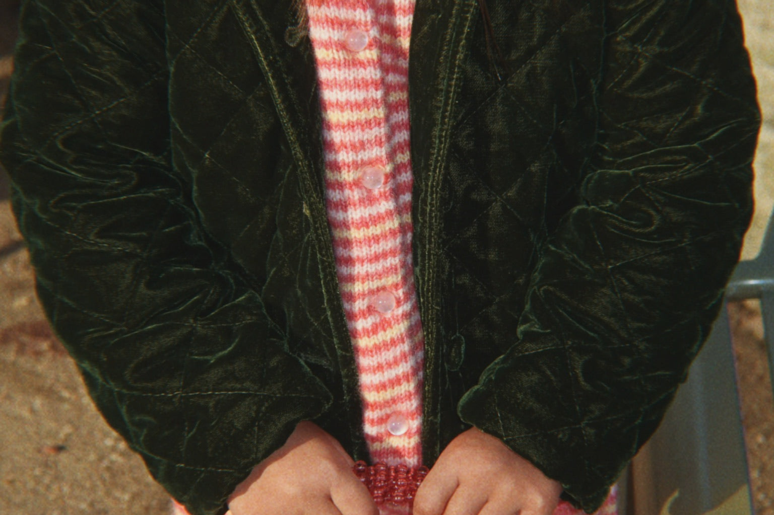 Konges Sløjd A/S KNITTED PANTS multi stribe