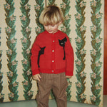 Konges Sløjd A/S KNITTED CARDIGANS cat rouge