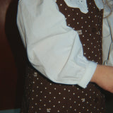 Konges Sløjd A/S WOVEN DRESSES cherry dot chocolate