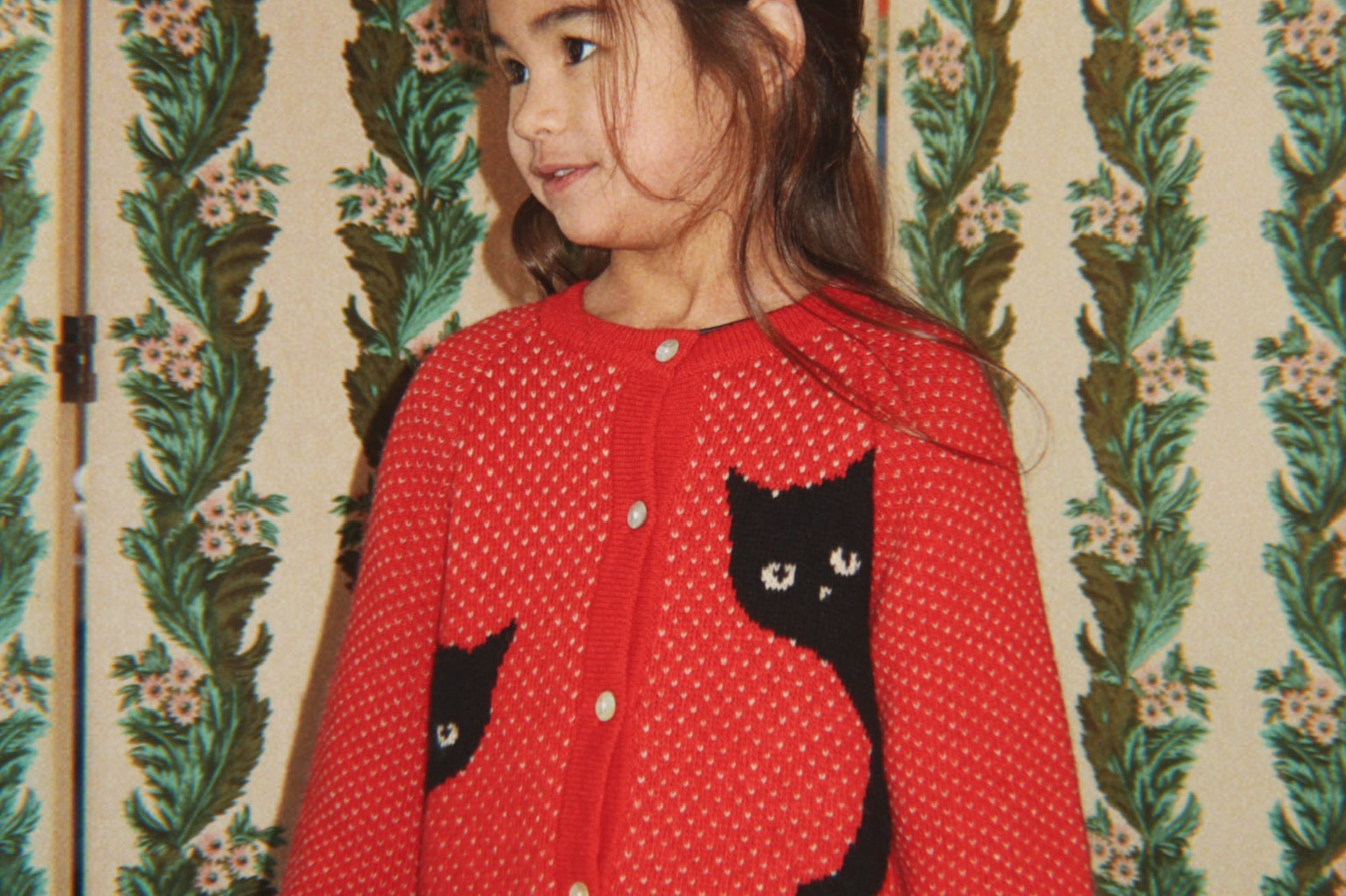 Konges Sløjd A/S KNITTED CARDIGANS cat rouge