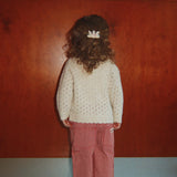 Konges Sløjd A/S WOVEN PANTS milk rouge stripe