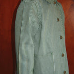 Konges Sløjd A/S WOVEN JACKETS & VESTS milk verte stripe
