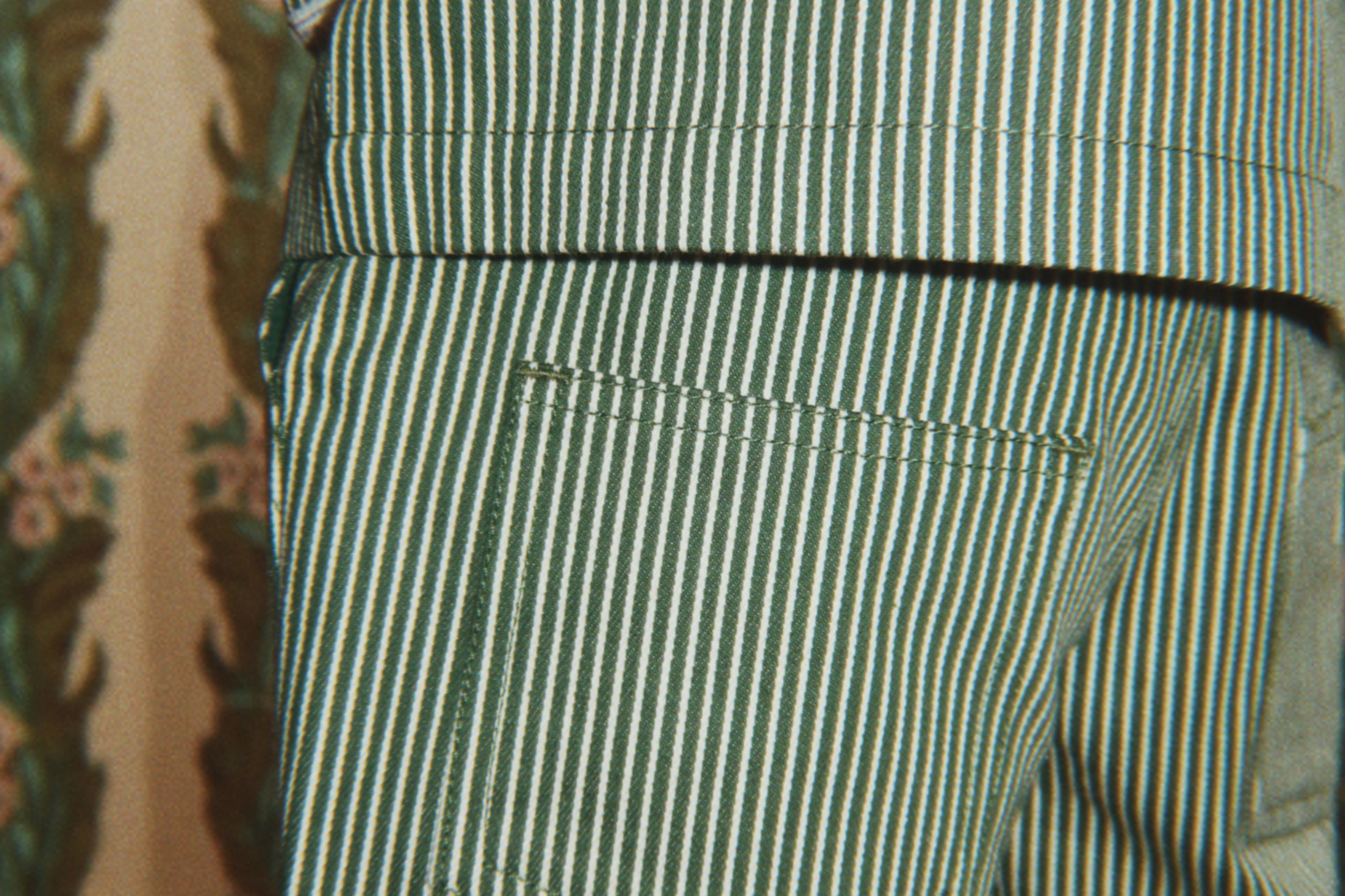 Konges Sløjd A/S WOVEN JACKETS & VESTS milk verte stripe