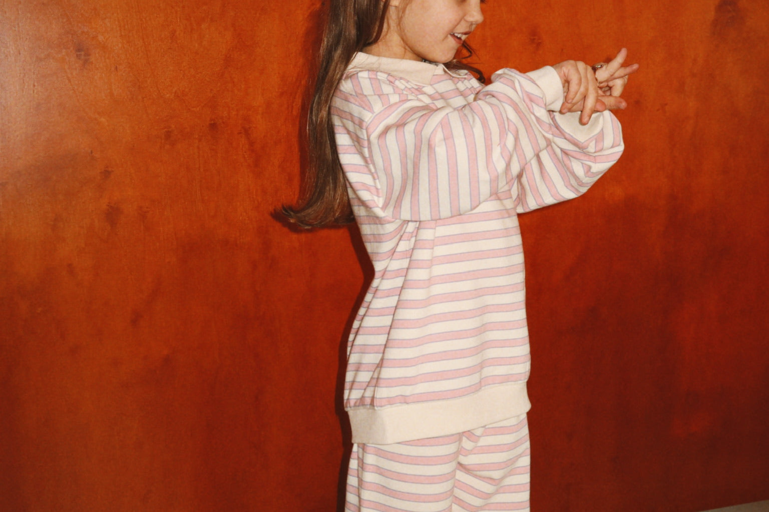 Konges Sløjd A/S JERSEY PANTS lolly stripe