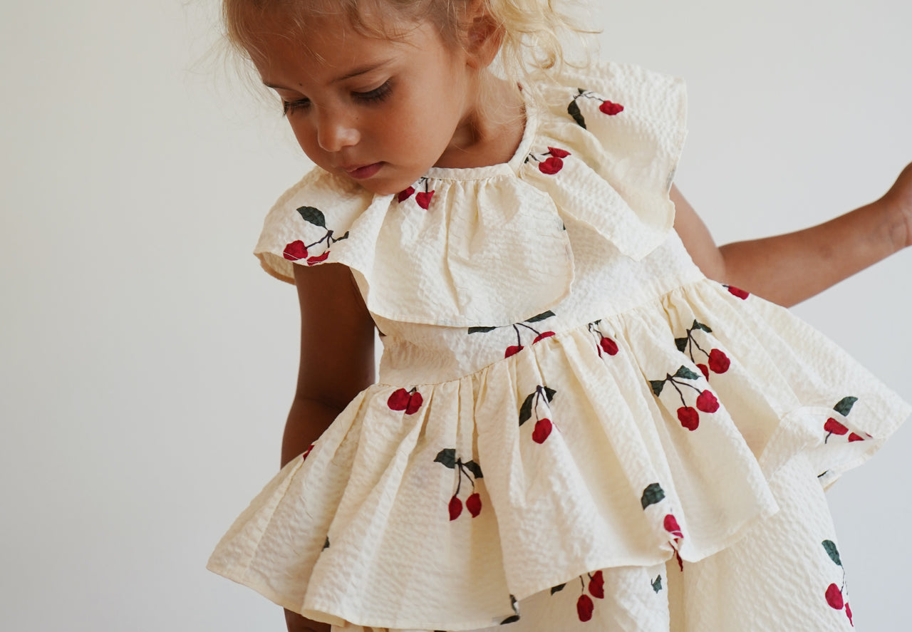 Konges Sløjd A/S WOVEN DRESSES mon grand cherry