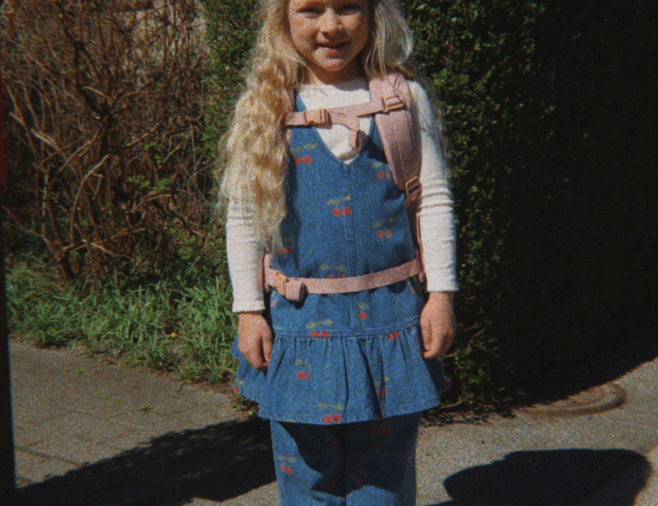 Konges Sløjd A/S WOVEN DRESSES ma grande cerise denim