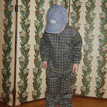 Konges Sløjd A/S WOVEN PANTS laurel blue check
