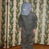 Konges Sløjd A/S WOVEN PANTS laurel blue check