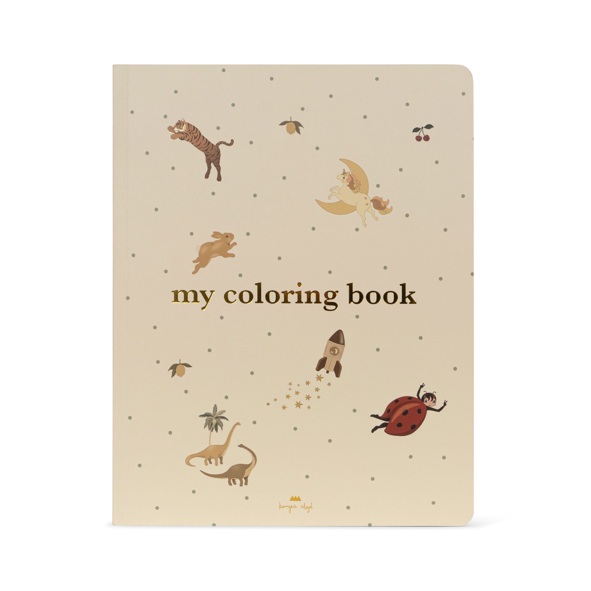Konges Sløjd A/S MY COLORING BOOK Creative play OFF WHITE