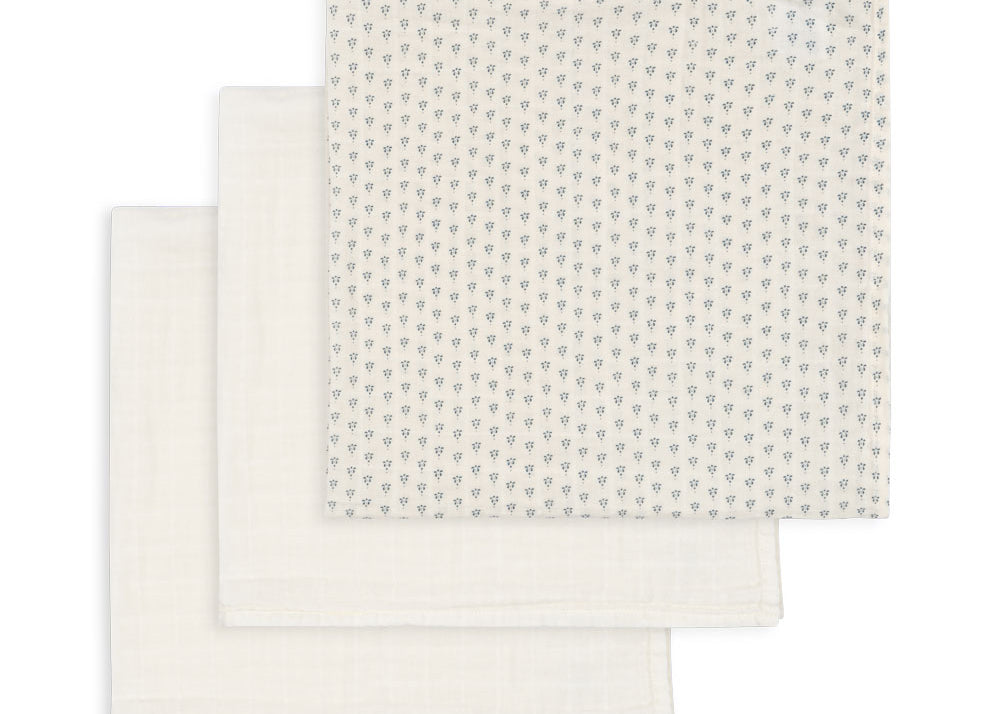 Konges Sløjd A/S MUSLIN CLOTHS punto blu