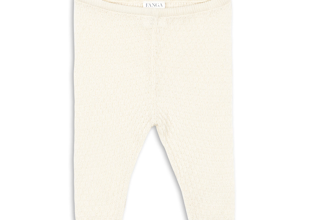 Konges Sløjd A/S KNITTED PANTS antique white