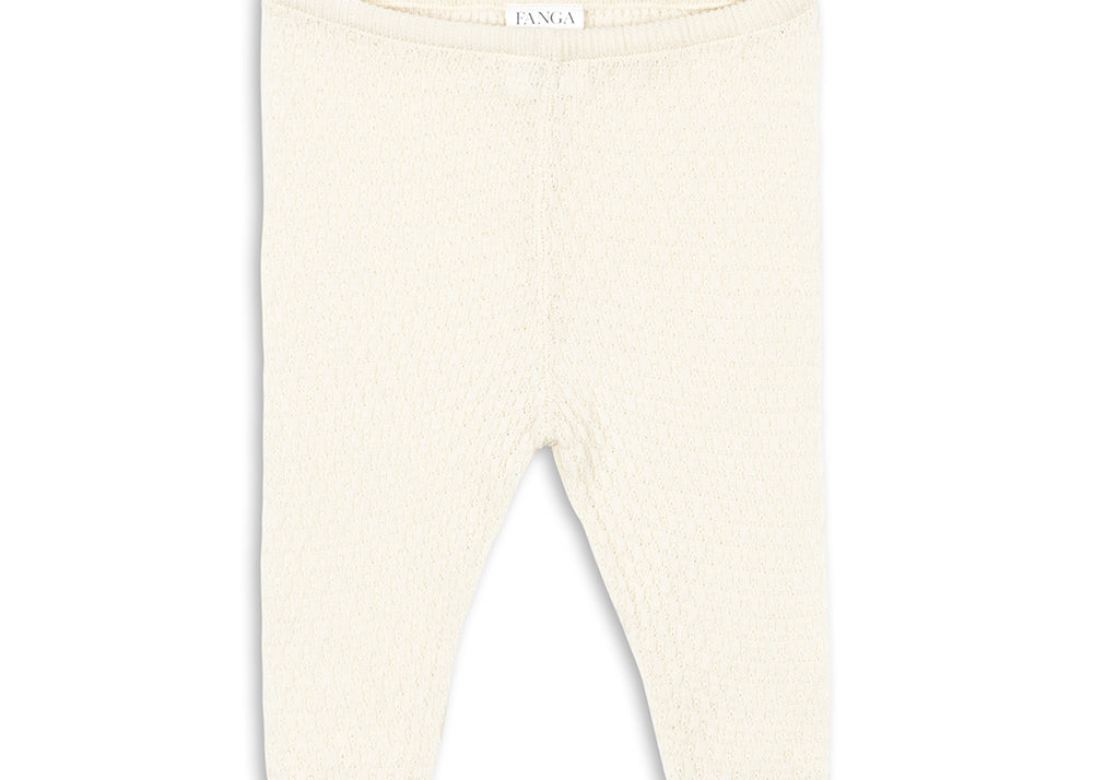 Konges Sløjd A/S KNITTED PANTS antique white