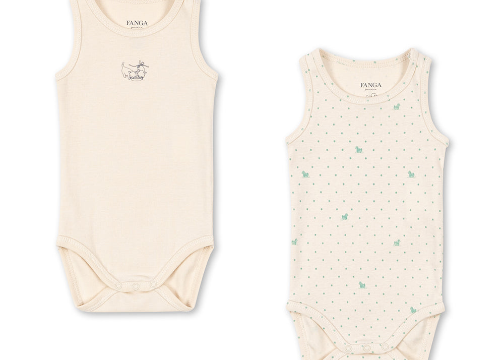 Konges Sløjd A/S BODYSTOCKINGS lago verde aop/buttercream