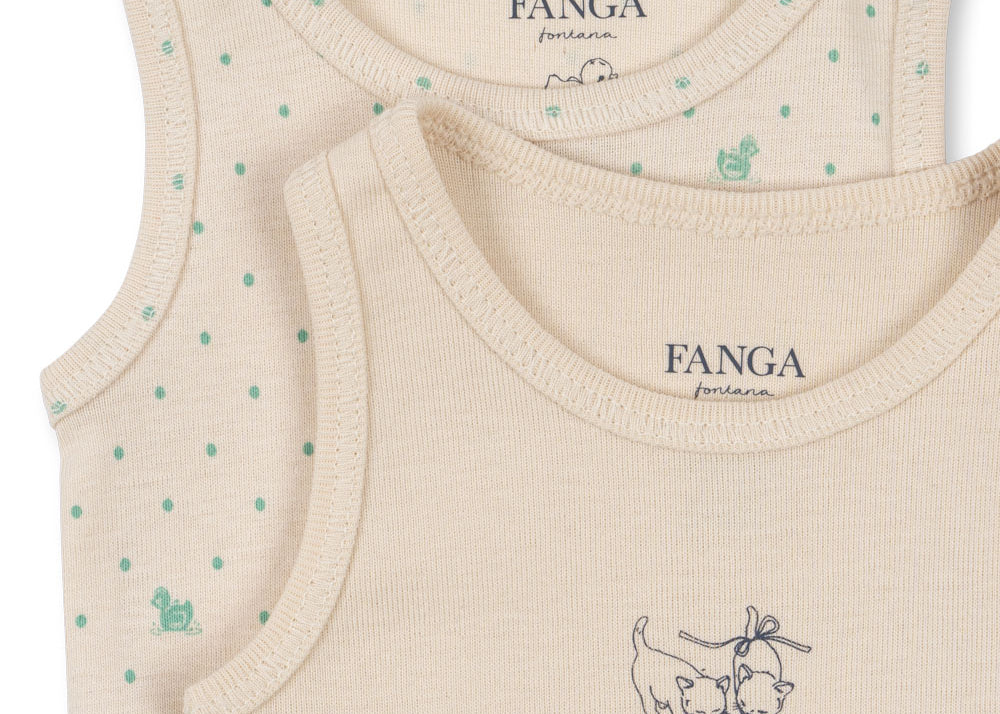 Konges Sløjd A/S BODYSTOCKINGS lago verde aop/buttercream