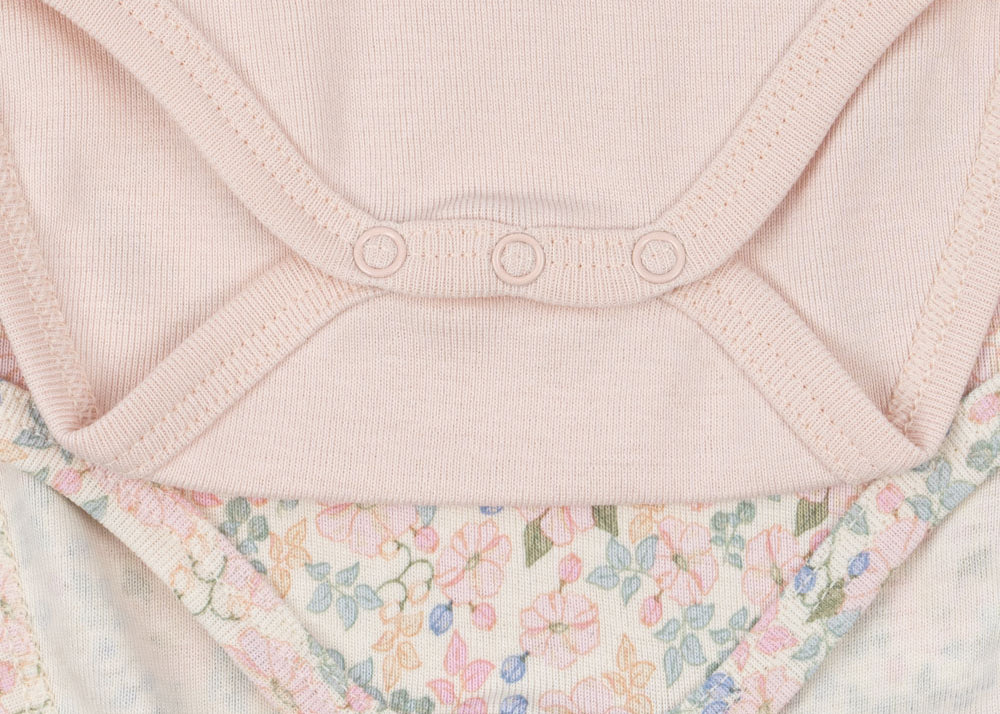 Konges Sløjd A/S BODYSTOCKINGS prato fiori aop/creole pink