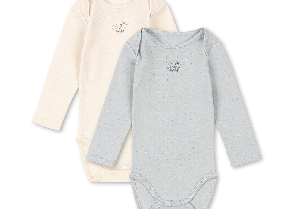 Konges Sløjd A/S BODYSTOCKINGS buttercream/pearl blue