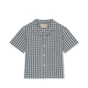 Konges Sløjd A/S WOVEN SHORT SLEEVE SHIRTS captains blue check