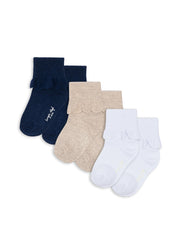 Konges Sløjd A/S SOCKS white/navy/beige