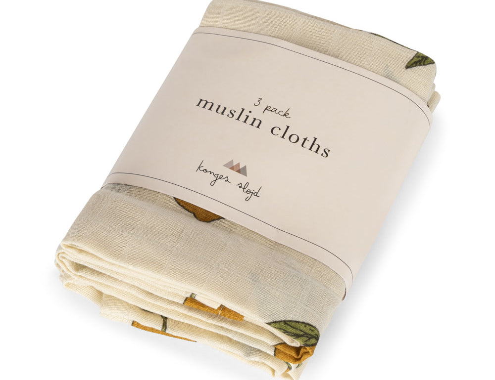 Konges Sløjd A/S MUSLIN CLOTHS mon grand citron