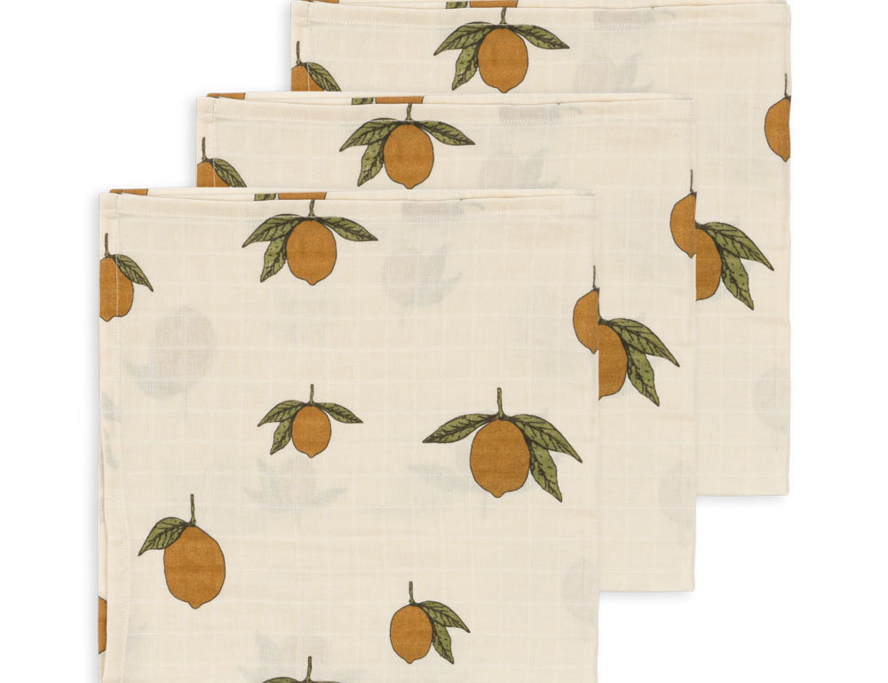 Konges Sløjd A/S MUSLIN CLOTHS mon grand citron