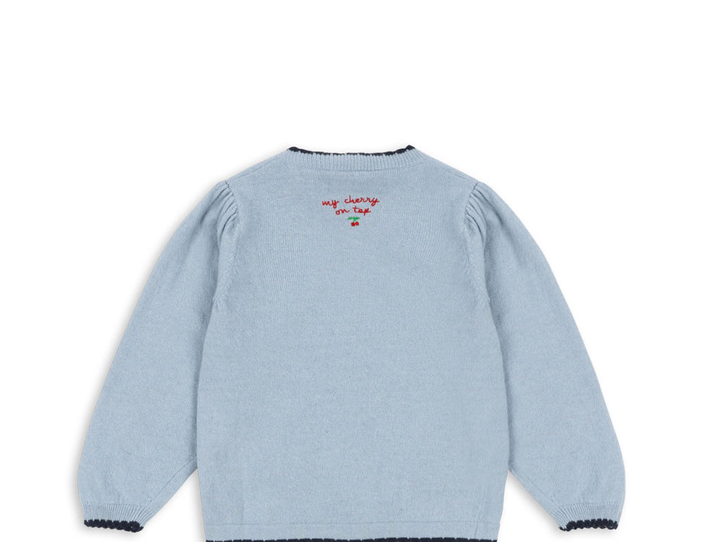 Konges Sløjd A/S KNITTED CARDIGANS blue fog