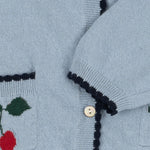 Konges Sløjd A/S KNITTED CARDIGANS blue fog