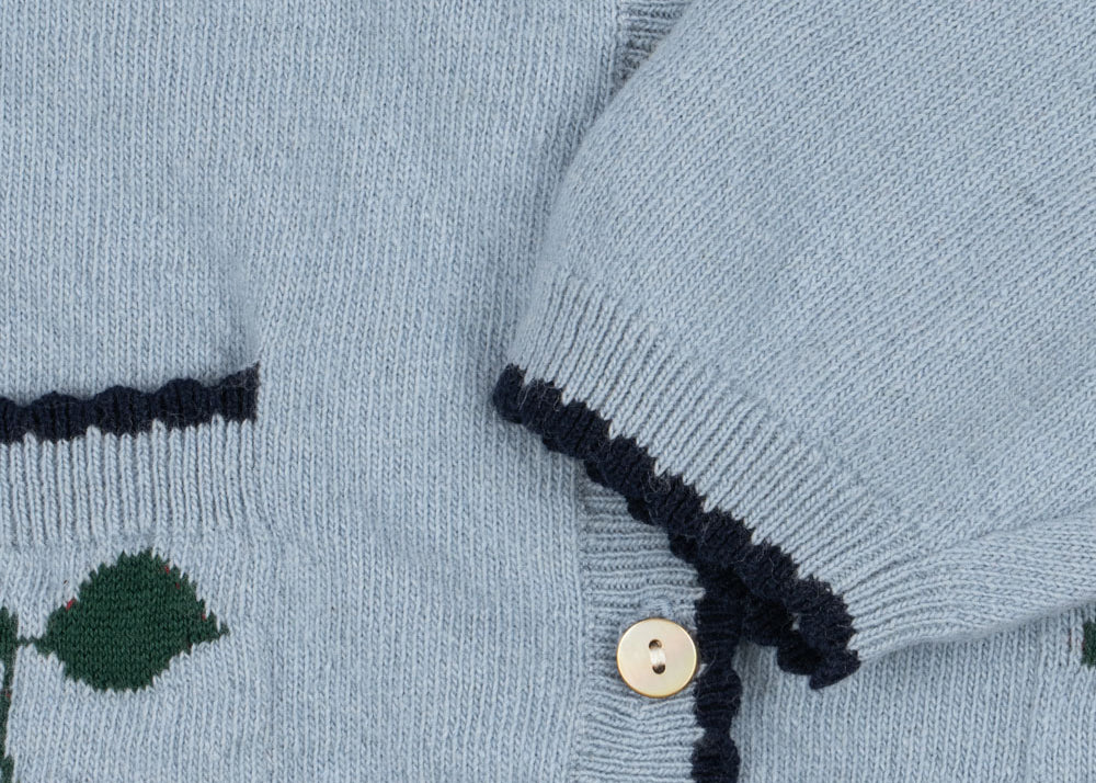 Konges Sløjd A/S KNITTED CARDIGANS blue fog